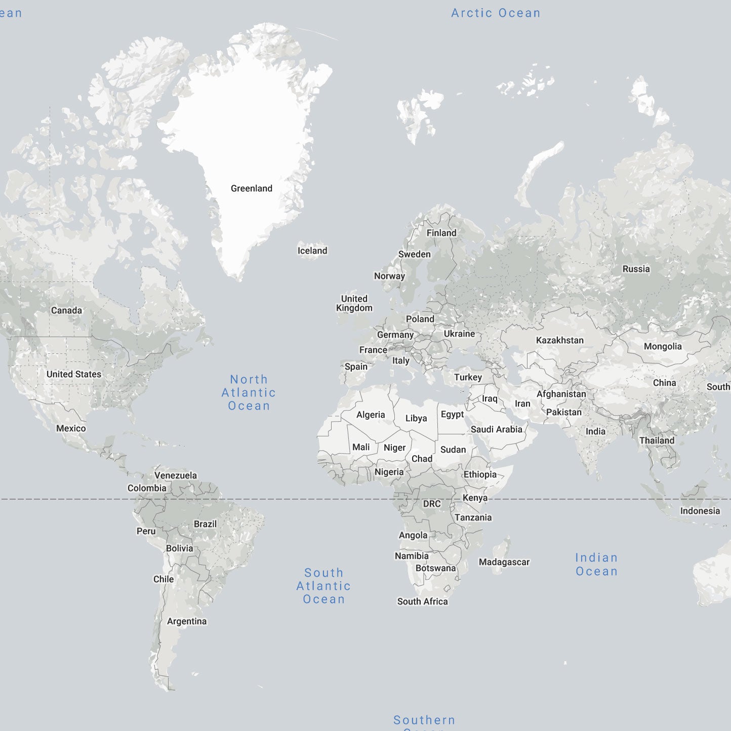What is the scale of the world?